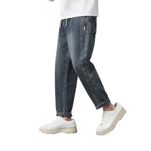Micro Tapered Jeans, Small Straight Leg Men's Casual Jeans for Men3
