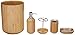 Produktbild AmazonBasics - Bambus-Badezimmer-Set, Rund, 5-teilig