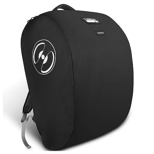 YOREPEK Padded Car Seat Travel Bag for Airplane, Fits for Doona Car Seat Stroller with isofix Base, Infant Car Seat Bags with Lockable Zipper, Foldable Gate Check Stroller Backpack for Baby Travel