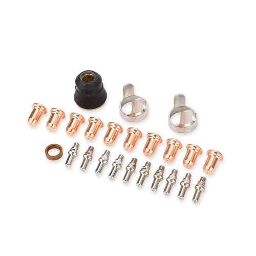 Plasma Cutter Tip Electrode Set,24Pcs IPT40 Tip Electrode Kit for CUT 55DS Pro CUT 65DS, Plasma Cutter Consumables Set