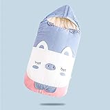  ASNX Bolsa De Dormir Bebé Invierno Otoño, Algodón Manta De Cochecito, Saco De Dormir, Edredón, Recién Nacido Niños Suave Cálido Cunas Cremallera Envolventes, Ligero Microfibra,A 90 * 45cm