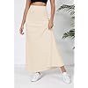 Urban-CoCo-Elastic-Waist-A-Line-Long-Maxi-Skirt-Below-Knee-for-Women-Fall-Winter Urban CoCo Elastic Waist A-Line Long Maxi Skirt Below Knee for Women Fall Winter