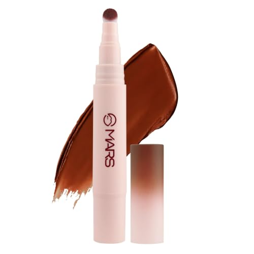 Image of MARS Lip Fuzz Blurring Lip Cream with Cushion Tip Applicator | Paraben-Free | Air-Soft Matte Lipstick | Blurred Finish | One Swipe High Color Payoff | 3 ml (09-PLUSH ME)