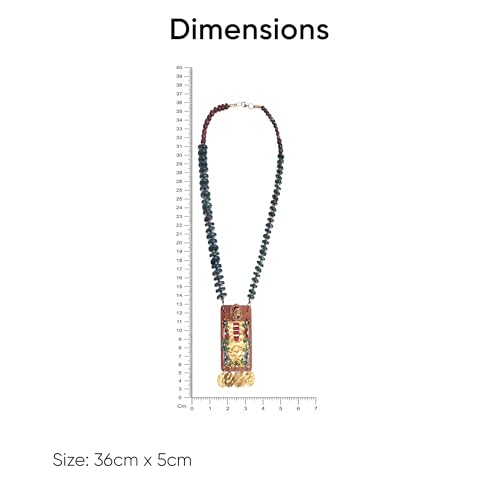 Image of AAKRITI ART CREATIONS Handcrafted Tribal Dhokra Necklace Collection | Royal, Pharaoh & Butterfly-Inspired Artisan Brass Statement Jewelry | Ethnic, Elegant & Artistic Necklaces for Women