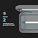 PhoneSoap 3 UV Cell Phone Sanitizer & Dual Universal Cell Phone Charger Box | Patented & Clinically Proven 360-Degree UV-C Light Sanitizer | Disinfects and Charges All Phones (Black)