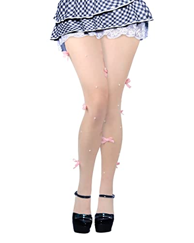 Image of Benefeet Sox Womens Sheer Tights Sexy High Waist Pantyhose Patterned Transparent Nylon Silk Thin Stockings