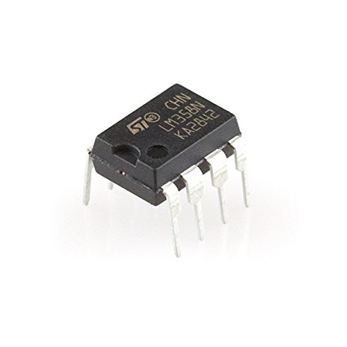 Invento 5pcs LM358P Dual Low Power High Gain Op-Amp DIP-8 Pin