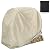 Yoojahow Firewood Log Hoop Cover 40 Inch White Oxford Fabric Round Log Rack Cover with Storage Bag Outdoor 420D Heavy Duty Waterproof and Weather Resistant Log Rack Cover with Drawstring