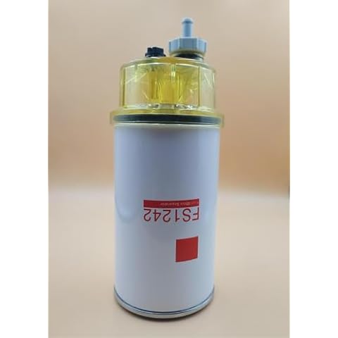 Compass-Yang FS1242B FS1242 Fuel Water Separator Filter with Filter Cup Replaces 3355903, FS1015, FS1015B, 33242, P551864, 31701062, 86242, BF1249-O, WK940/36X Fit Freightliner 2001-2010 Cover