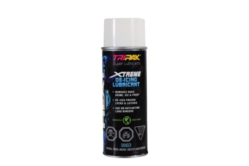 TRIPAK Heat Xtreme De-Icing Lubricant - Environmentally Friendly Solution for Frozen Machinery, Parts, Locks, and More