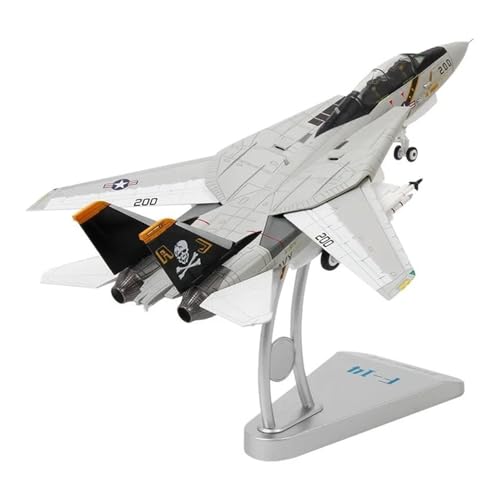 Avion miniature F-14 Tomcat VF-84 Jolly Rogers moulé sous pression au 1/72 pour collectionneur