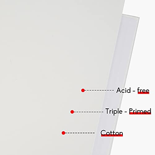 Conda A30609 Artist Canvas Panels 8 X 10 Inch thumb #1