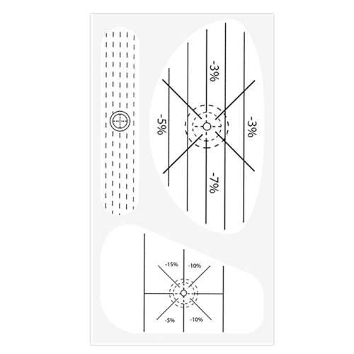 mioosho Golfs Club Impacts Label Golfs Swing Practice Aid Golfs Club Impacts Sticker for Golfs Irons and Putters Swing Practice