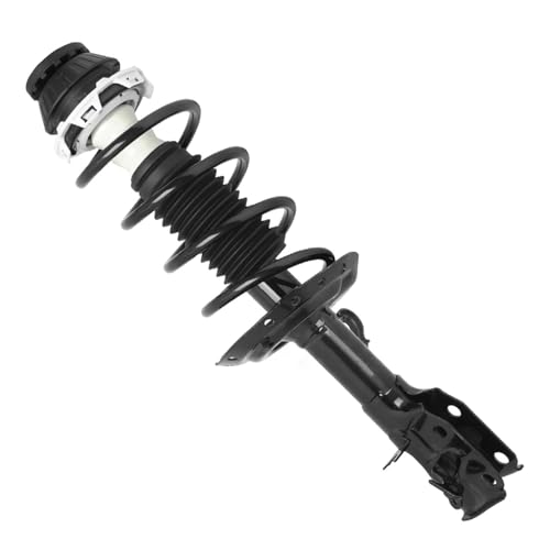 Image of Detroit Axle - 6pc Front Struts Suspension Kit for 2009-2014 Honda Fit [Gas], 2 Struts with Coil Springs 4 Inner Outer Tie Rod End Links 2010 2011 2012 2013 Replacement