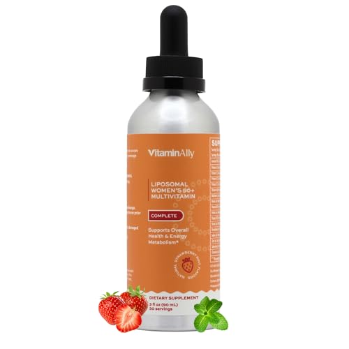 Vitaminally Women’s 50+ Liposomal Liquid Multivitamin – 16 Essential Vitamins