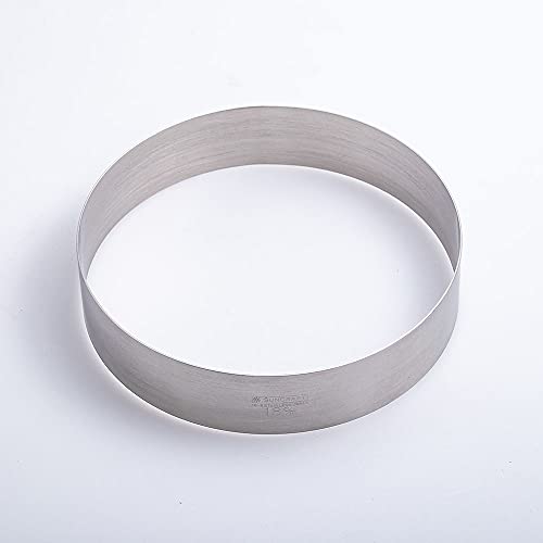 Suncraft PP-631 Patissiere 18-8 Round Cercle, 7.1 inches (18 cm), Silver