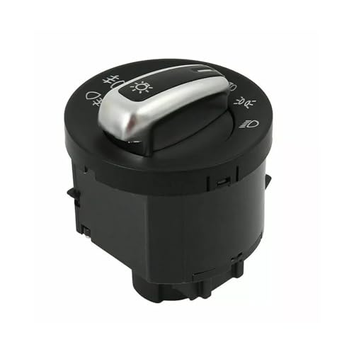 Bouton chromé interrupteur de phare au design soigné pour Passat B6 - 4