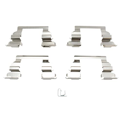Image of TRQ Front and Rear Brake Caliper Set Zinc Coated Brackets Compatible with 2000-2004 Toyota Avalon