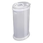 Ubbi Stainless Steel Nappy Pail, Odor Locking, No Special Bag Required, Award-Winning, Registry Must-Have, Grey