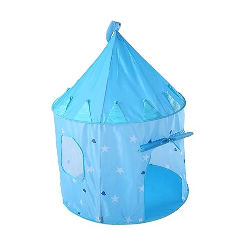 LALADEFIEE Tienda De Campaña Infantil Portátil para Casita Lúdica Azul y Rosa y Ligera para Exterior Diversión Creativa para Niño Niña