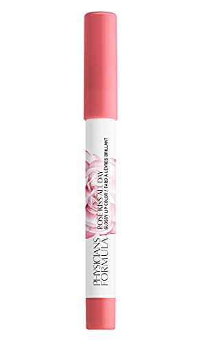 Physicians Formula Rose all day rose kiss all day glossy lip color, Love Letters, 0.15 Ounce