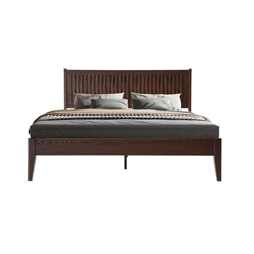East West Furniture King Size Solid Wood Platform Bed