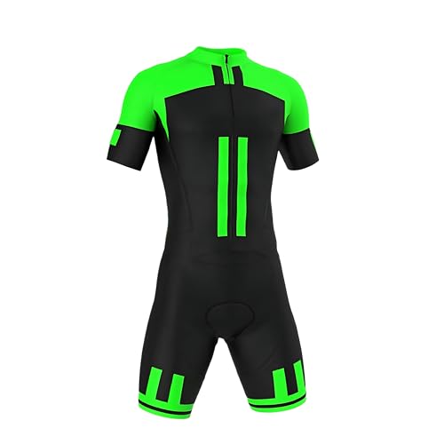 Combinaison triathlon homme légère respirante manches courtes athlète
