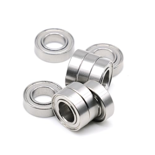 Roulement à billes 6702ZZ 15 x 21 x 4 mm lot de 5 pièces avec flasque en métal
