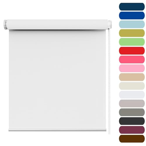 Skylight Roof Windows and Blinds 70 x 185 cm Thermal Insulated,UV Protection,Translucent, Roller Blind Spares Roller Blind, Portable Blackout Blind Temporary, for any Room, White