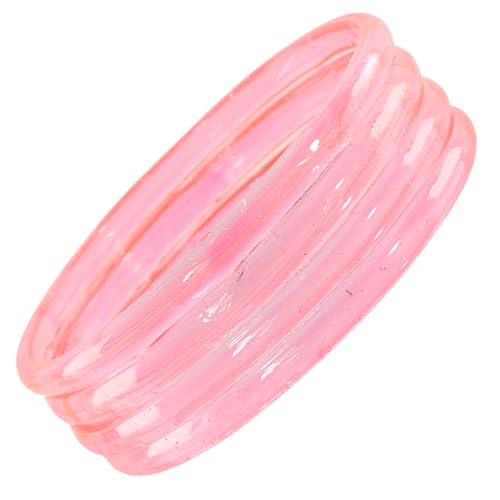 Image of STYOLLO Viral Jelly Plain Transparent Glass Kada Set For Women & Girls | Kanch Kada For Girls | Daily Ethnic Traditional Jewelry | Glossy Classic Fashion Kangan For Wedding, Festive & Parties - Set Of 4