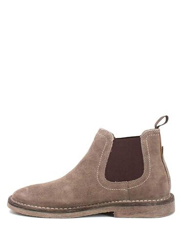 Bottines marron Wrangler WM12070A en cuir pleine fleur durable - 2