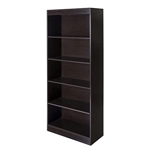 Onespace Essentials 5-Tier Bookshelf, Espresso #TOP2