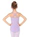 Arshiner Kids Girl's Double Strap Slim Solid Camisole Leotard (130(Age: 5-6Y), Purple)