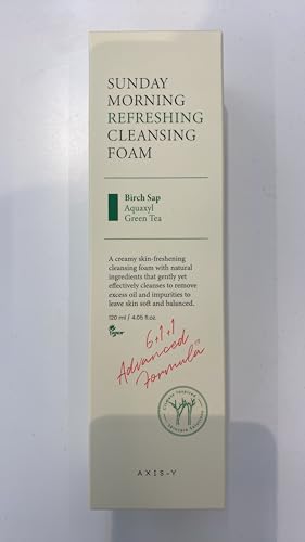 AXIS-Y Sunday Morning Refreshing Cleansing Foam With Birch Sap Hydrating & Soothing Gentle Facial Cleanser Vegan Korean Skin Care Face Wash For All Skin Types 4.06 Fl. Oz - Image 2