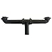 LASCO 03-4207A Black Plastic Tubular, 1 1/2-Inch Disposal Drain Assembly, Slip Joint End Outlet Baffle Tee 12-Inch Flanged Tailpiece, Nuts and Washers