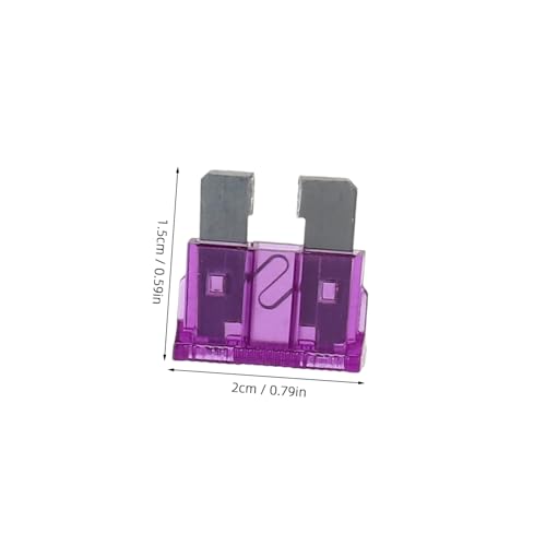 Kit de fusibles automotrices MAGICLULU, 50 piezas, diseño compacto, materiales zinc y policarbonato, para auto, RV y motorhome miniatura 2