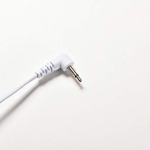 Electrode Lead Wires Connecting Cables for Digital TENS Therapy Machine Massager Electrode Wire Plug 2.5mm 4 Buttons