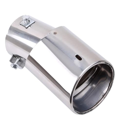 Silenciador cola tubo universal de acero inoxidable cromado resistente a la corrosión exterior