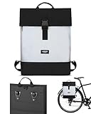 EXPANSIBLE PAR FONCTION - La taille du sac à dos de vélo peut être étendue de 14 à 19 litres. En plus d'un compartiment rembourré pour ordinateur portable (jusqu'à 15,6 pouces), il y a un petit compartiment zippé pour les objets de valeur dans le compartiment principal. Il y a aussi un petit compartiment extérieur pour un accès rapide.