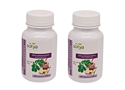 Sotya Pack Ahorro - Glucomanano 600mg 100 Comprimidos (Total 2 x 100 Comprimidos = 200 Comprimidos) Cover
