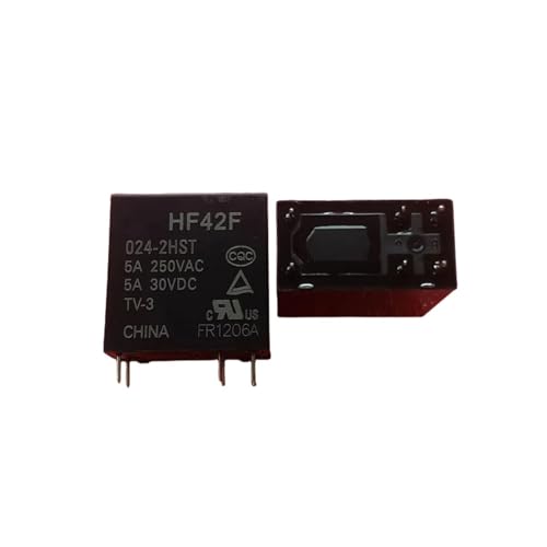 Relais électromécanique HF42F 024-2HST miniature 24 V CC boîtier DIP6 5A