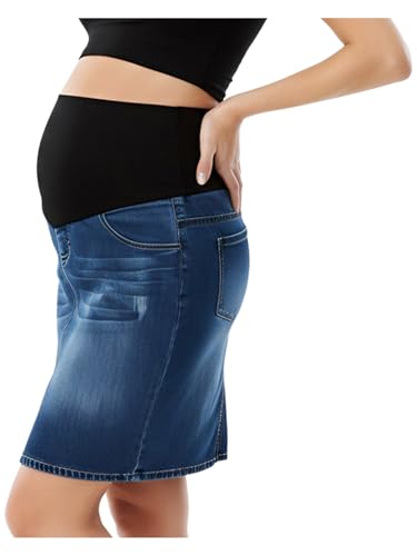 Jupe en denim pour femmes enceintes : le choix d'un confort sur mesure évolutif