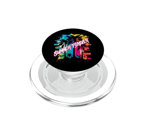 PopSockets PopGrip pour MagSafe Summer Forever Palm Tree