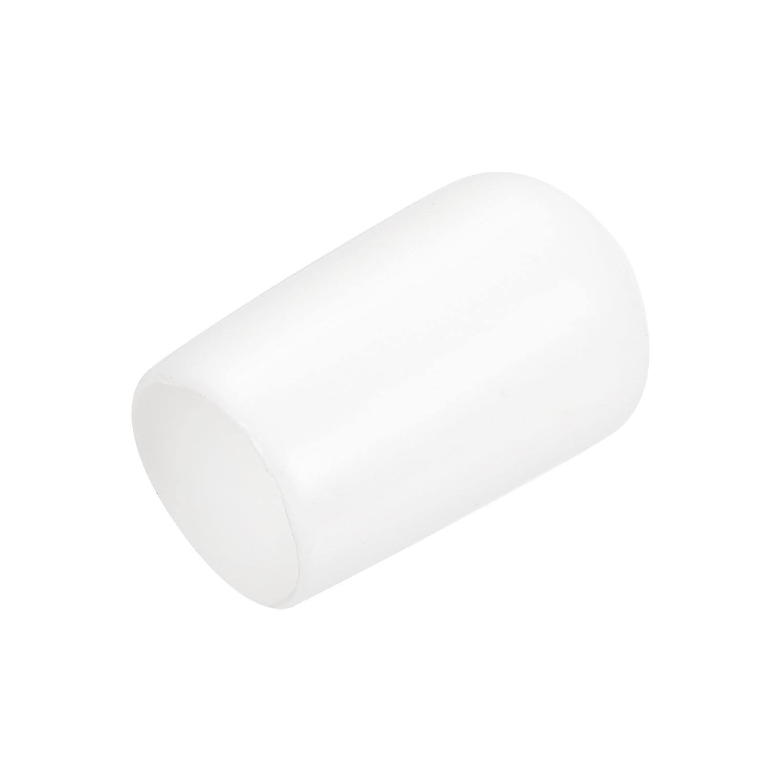 uxcell 20pcs Rubber End Caps 9mm ID Vinyl Round End Cap Cover Screw Thread Protectors White