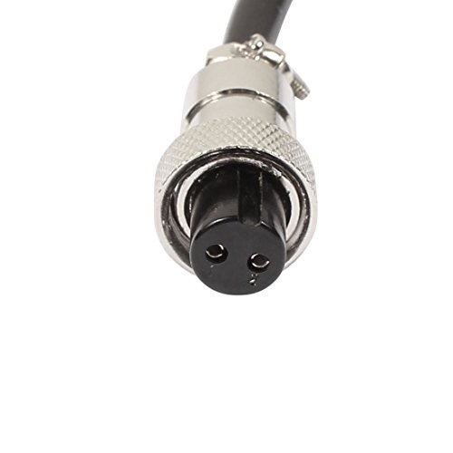 Image of uxcell GX12 2 Pin Double Female Head Aviation Socket Connector Electrical Cable 2m