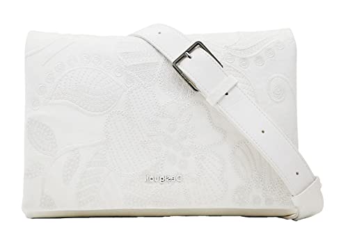 Desigual Women's Bag_Alpha Dortmund Flap 1001 RAW, White