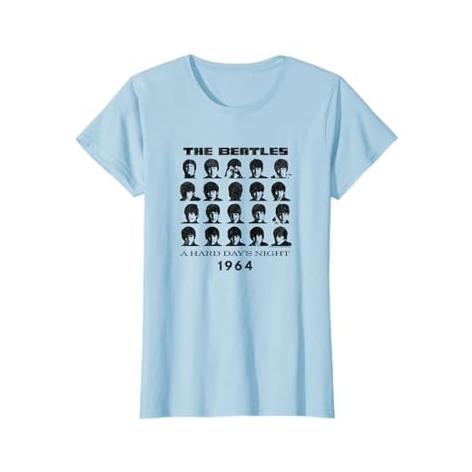 ビートルズ-ハード・デイズ・ナイト 1964 Tシャツ