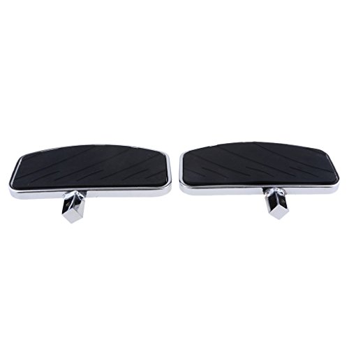 Almencla 2 Pcs Motocicleta Plataformas Delanteras Reposapiés de Pasajero para Yamaha V-STAR XVS 400/650 1988-2013