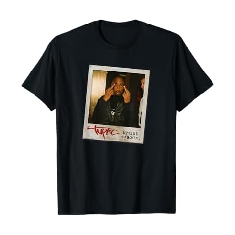 Tupac Trust Nobody Photo T-Shirt Cover