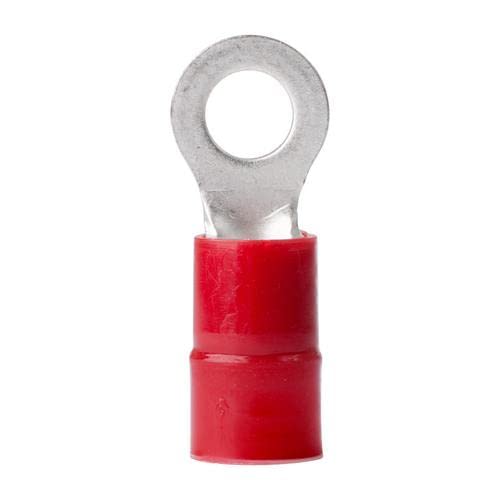 Ancor Ring Terminals 8, 6, 4 Gauge Nylon Ring Terminal #8, 1/4"